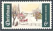 United States, 1969 Christmas issue (tagged)